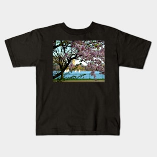 A spring day on the Charles River Kids T-Shirt